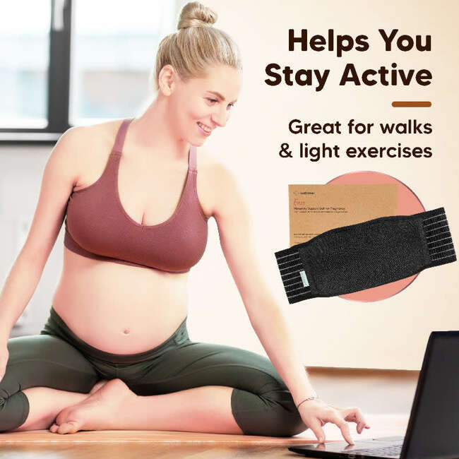 Ease Maternity Support Belt, Midnight Black - Belts - 7
