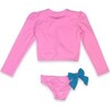 Rash Guard with Bow, Pink Hollywood - Rash Guards - 2