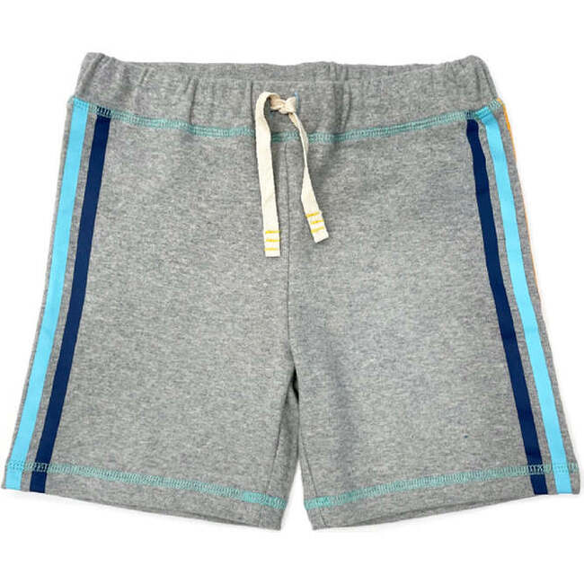 Steven Shorts With Side Stripes, Grey - Shorts - 1