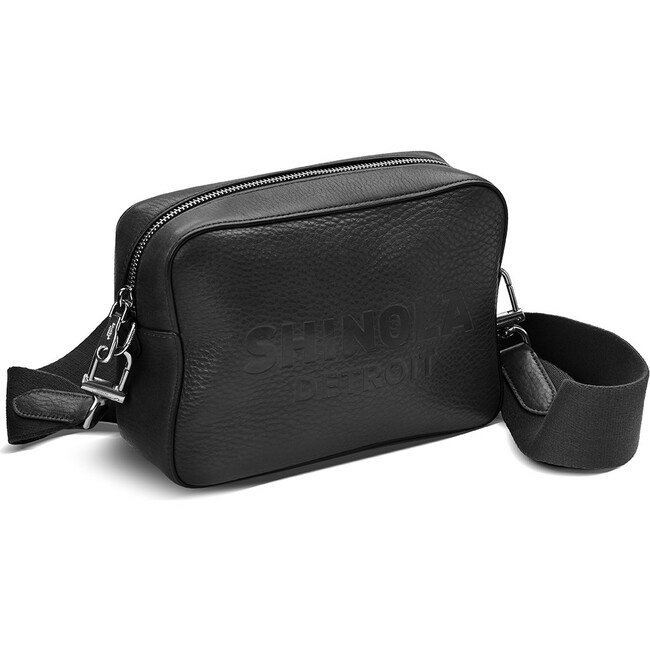 Women's Camera Bag, Natural Grain Black