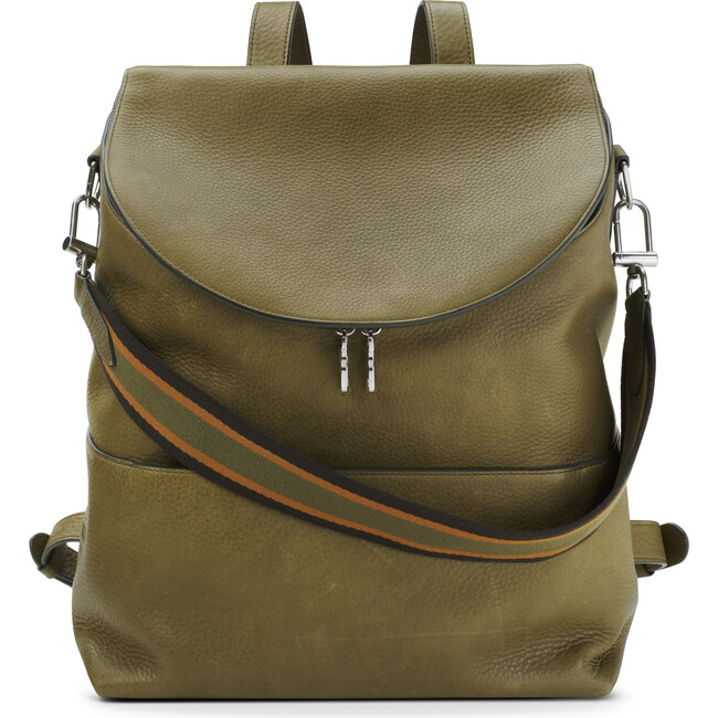 Women's The Convertible Pocket Backpack Natural Grain Olive