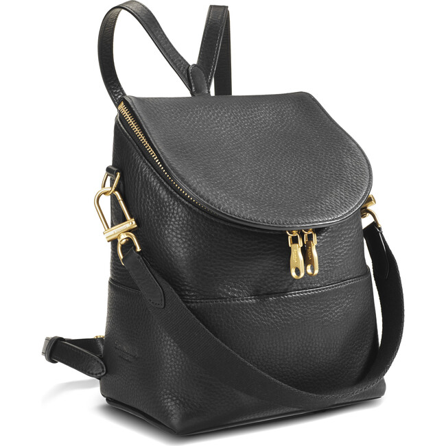 Women's The Mini Pocket Backpack, Natural Grain Black - Backpacks - 3