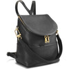 Women's The Mini Pocket Backpack, Natural Grain Black - Backpacks - 3