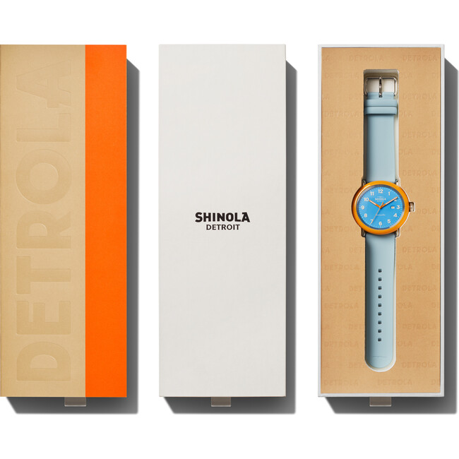 Women's Detrola 3hd 43mm, Orange Pop - Shinola Jewelry