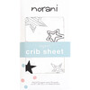 Crib Sheet, Black and White, Stars - Crib Sheets - 1 - thumbnail