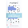 Crib Sheet, Blue and Black, Clouds - Crib Sheets - 1 - thumbnail