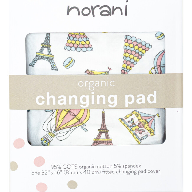 Changing Pad Cover, Pink and Purple, Paris - Changing Pads - 3