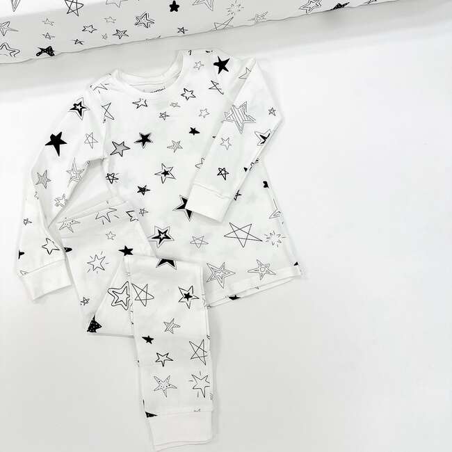 Pajamas, Black and White Stars - Pajamas - 3