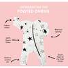 Footed Onesie, Pink and Blue, Colorful Hearts - Onesies - 3 - thumbnail