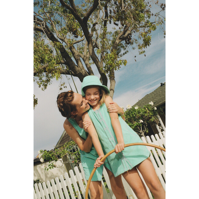 Brooklyn Bucket Hat, Green & Lavender