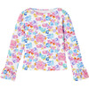 Gardenia Sustainable Fiber Long Sleeve Rash Guard, Pink - T-Shirts - 1 - thumbnail