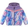 Ombre Bubble Full Sleeve Coat, Purple - Coats - 1 - thumbnail