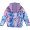 Ombre Bubble Full Sleeve Coat, Purple - Coats - 2