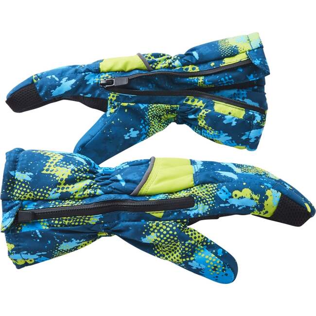 Winter & Ski Glove, Rad Paint Splatter - Gloves - 3