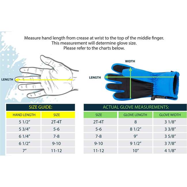 Winter & Ski Glove, Tie-Dye Camo, Green - Gloves - 6