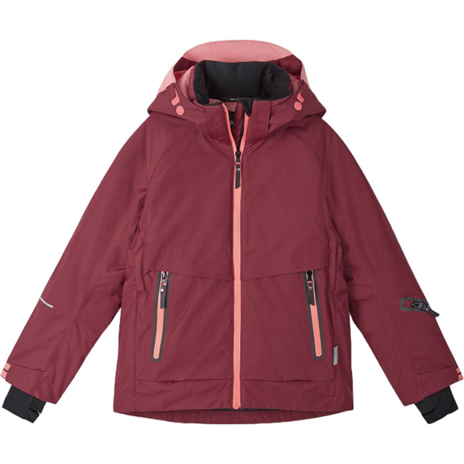 Posio Reimatec Winter Jacket With Detachable Hood, Jam Red