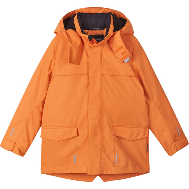 Veli Reimatec Winter Jacket With Detachable Hood, True Orange - Jackets - 1