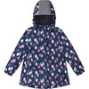 Toki Reimatec Winter Jacket With Detachable Hood, Navy - Jackets - 3 - thumbnail