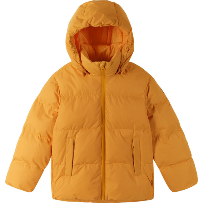 Teisko Down Jacket With Detachable Hood, Radiant Orange - Jackets - 3