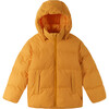 Teisko Down Jacket With Detachable Hood, Radiant Orange - Jackets - 3