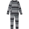 Taitoa Wool-Bamboo Base-Layer Thermal Set, Black - Mixed Apparel Set - 2