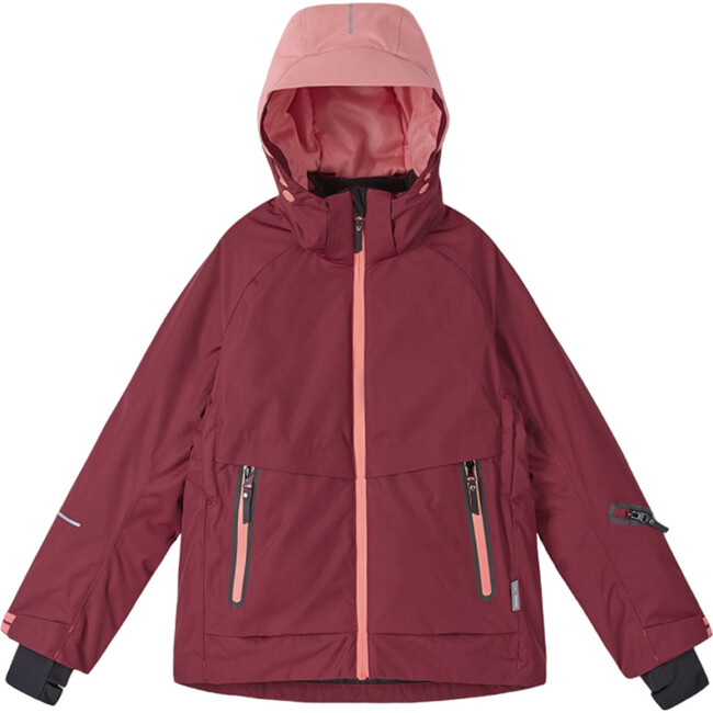 Posio Reimatec Winter Jacket With Detachable Hood, Jam Red - Jackets - 3