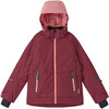 Posio Reimatec Winter Jacket With Detachable Hood, Jam Red - Jackets - 3 - thumbnail