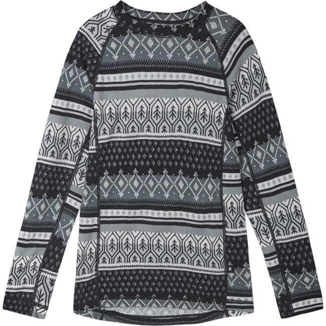 Taitoa Wool-Bamboo Base-Layer Thermal Set, Black - Mixed Apparel Set - 3
