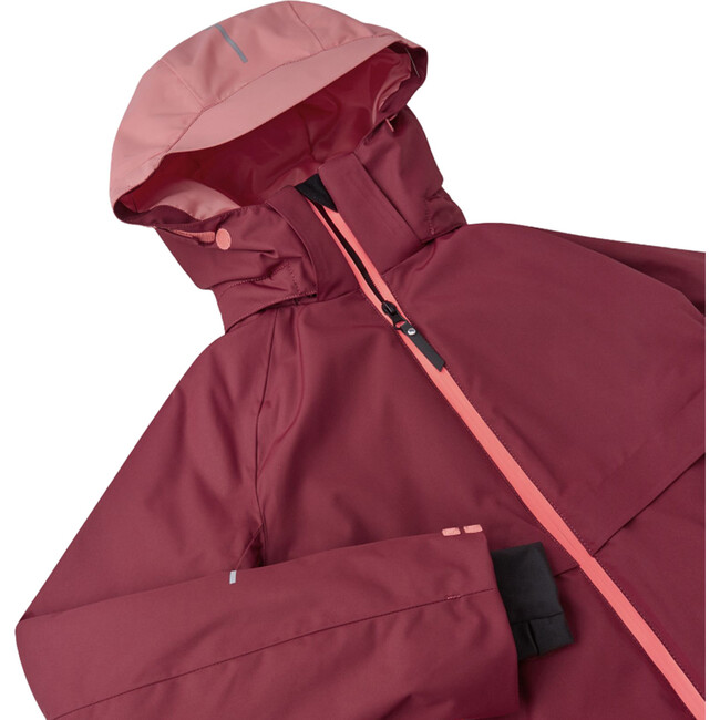 Posio Reimatec Winter Jacket With Detachable Hood, Jam Red - Jackets - 4