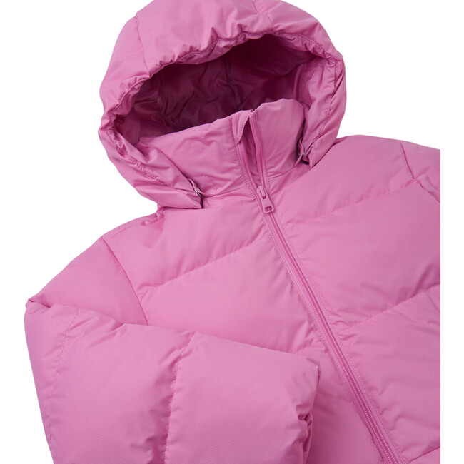 Teisko Down Jacket With Detachable Hood, Cold Pink - Jackets - 4
