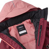 Posio Reimatec Winter Jacket With Detachable Hood, Jam Red - Jackets - 5
