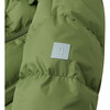 Teisko Down Jacket With Detachable Hood, Khaki Green - Jackets - 7