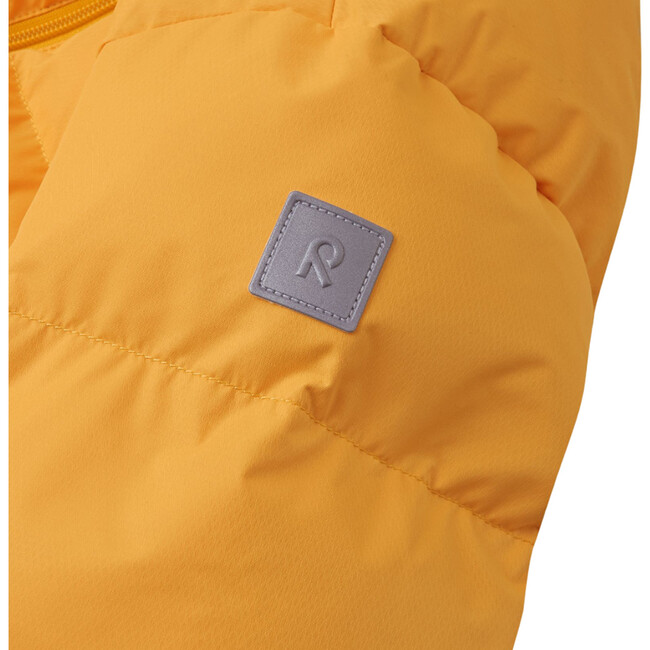 Teisko Down Jacket With Detachable Hood, Radiant Orange - Jackets - 8