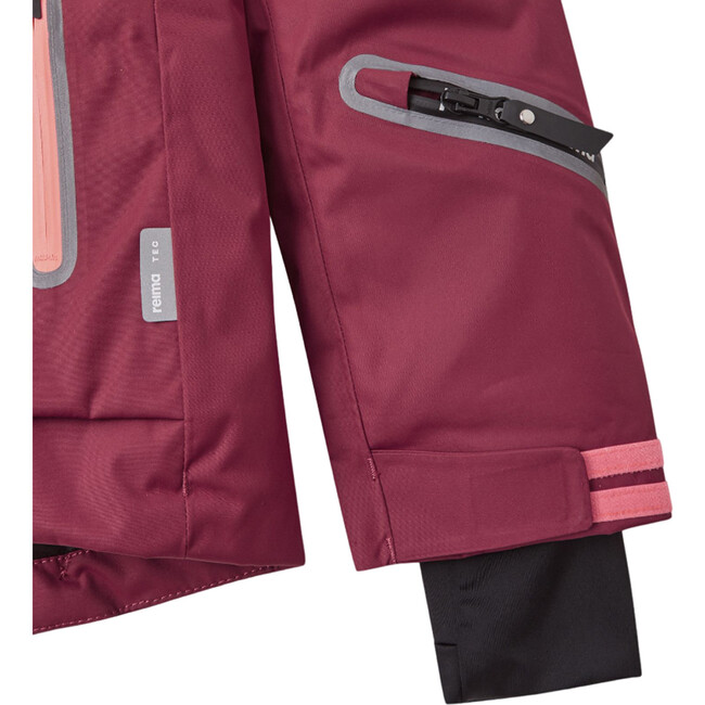 Posio Reimatec Winter Jacket With Detachable Hood, Jam Red - Jackets - 7