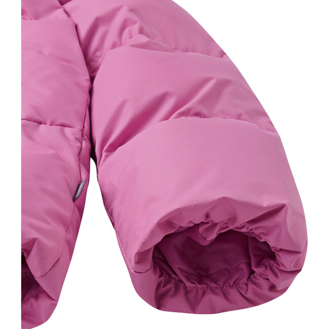 Teisko Down Jacket With Detachable Hood, Cold Pink - Jackets - 7