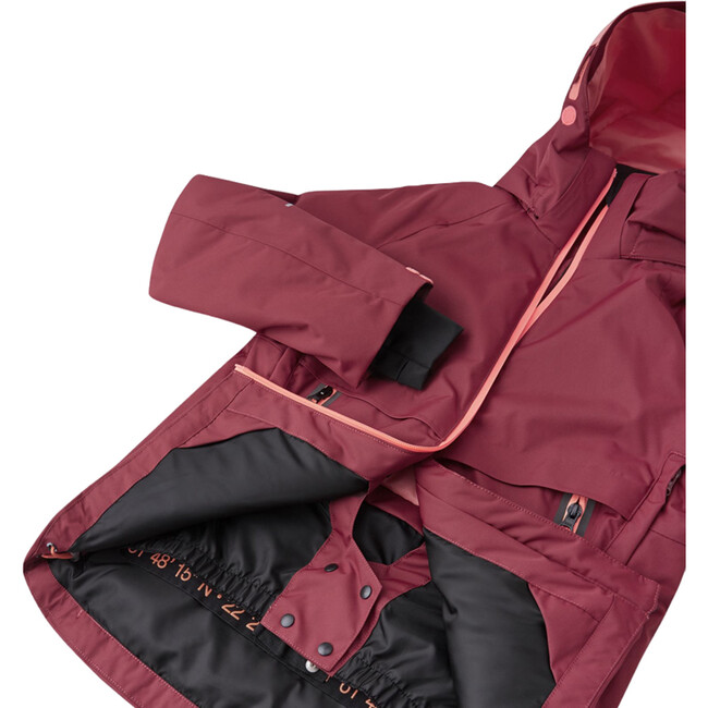 Posio Reimatec Winter Jacket With Detachable Hood, Jam Red - Jackets - 9