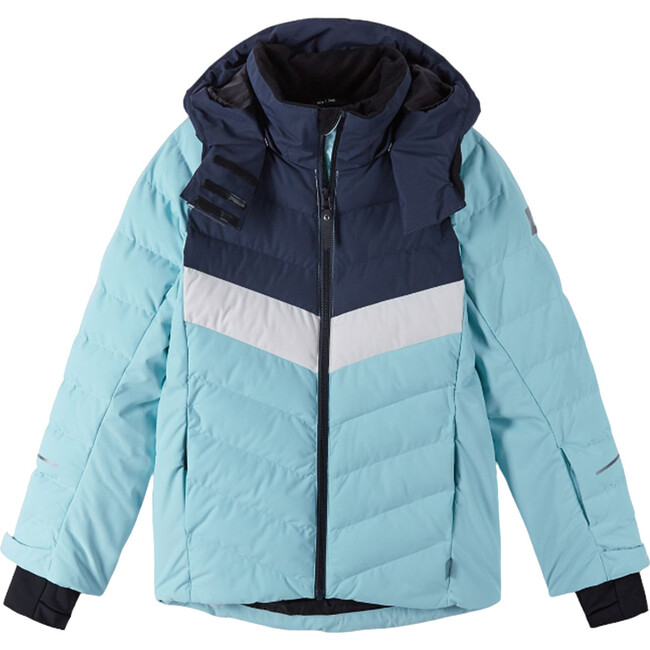 Luppo Winter Jacket With Detachable Hood, Light Turquoise