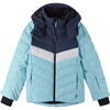 Luppo Winter Jacket With Detachable Hood, Light Turquoise - Jackets - 1 - thumbnail