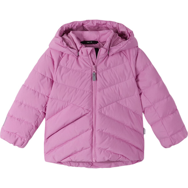 Kupponen Down Jacket With Detachable Hood, Cold Pink