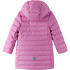 Loimaa Two-Way Zipper Down Jacket With Detachable Hood, Cold Pink - Jackets - 2