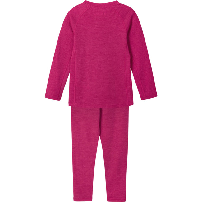 Kinsei Merino Wool Base-Layer Set, Cranberry Pink - Mixed Apparel Set - 2