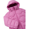 Loimaa Two-Way Zipper Down Jacket With Detachable Hood, Cold Pink - Jackets - 4