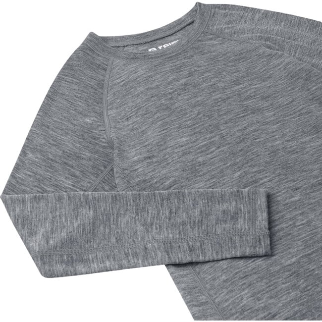 Kinsei Merino Wool Base-Layer Set, Melange Grey - Mixed Apparel Set - 5