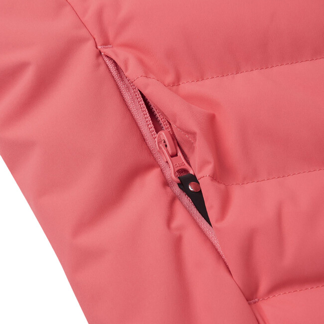 Luppo Winter Jacket With Detachable Hood, Pink Coral - Jackets - 7
