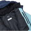 Luppo Winter Jacket With Detachable Hood, Light Turquoise - Jackets - 6