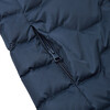 Loimaa Two-Way Zipper Down Jacket With Detachable Hood, Navy - Jackets - 6