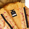 Muhvi Reimatec Winter Jacket With Detachable Faux Fur Trim Hood, Amber Yellow - Fur & Faux Fur Coats - 6