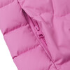 Loimaa Two-Way Zipper Down Jacket With Detachable Hood, Cold Pink - Jackets - 6