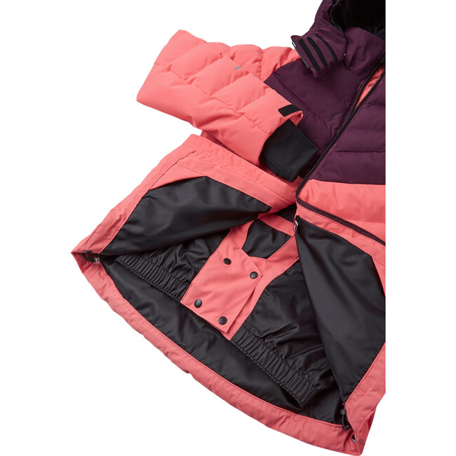Luppo Winter Jacket With Detachable Hood, Pink Coral - Jackets - 9