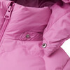 Loimaa Two-Way Zipper Down Jacket With Detachable Hood, Cold Pink - Jackets - 7